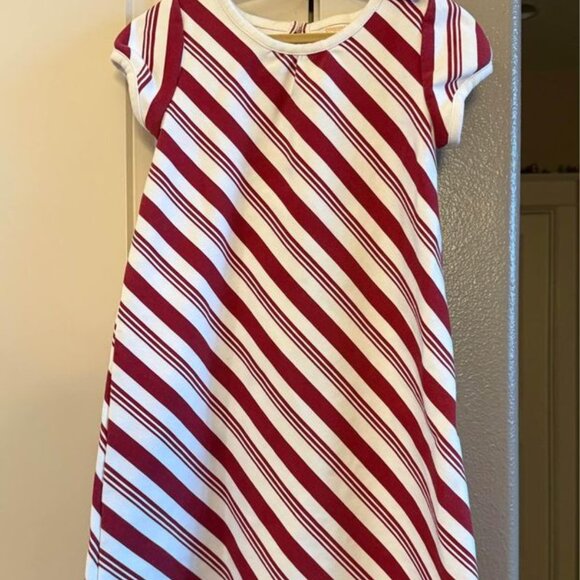Festive Girl’s Gymboree Candy Cane Striped Holiday Dress-Size‎ 6 - Picture 8 of 9